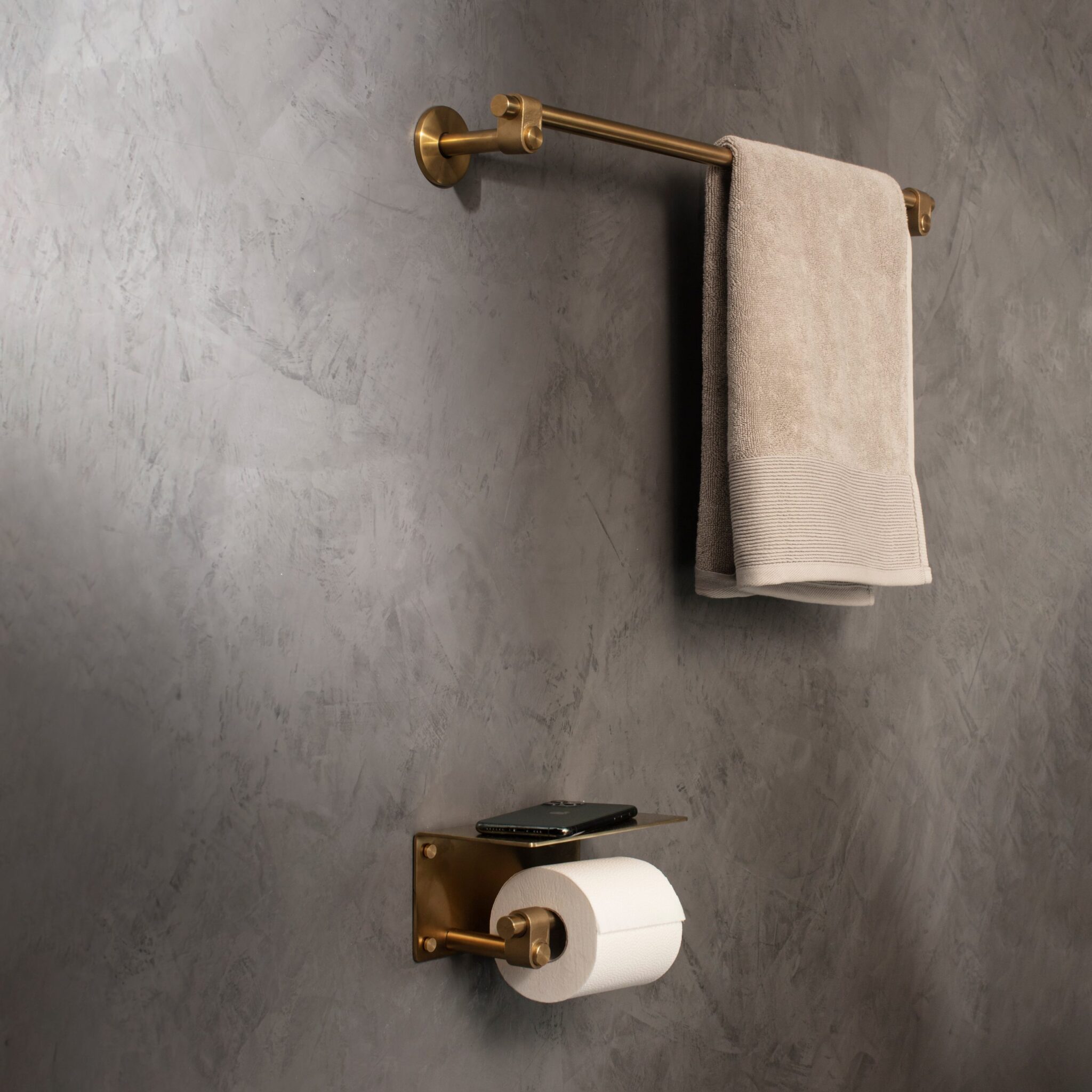 TOILET ROLL HOLDER / WITH SHELF - Image 5